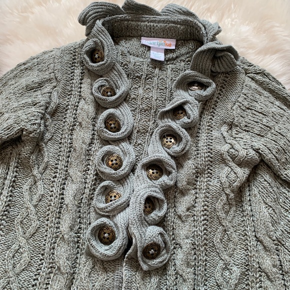 Naartjie green cardigan sweater size small 4 - Picture 2 of 6